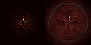 Der lichtschwache Begleiter von Iota Sagittarii, aufgenommen mit SPHERE