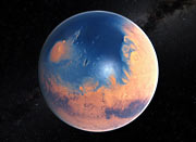 Mars som den kan have set ud for 2 mia år siden
