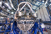 Verdens kraftigste laser guidestjernesystem har première på Paranalobservatoriet