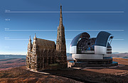 The E-ELT compared to St Stephen's Cathedral in Vienna, Austria