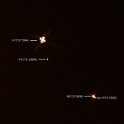 SPHERE-waarnemingen van de planeet HD 131399Ab (met tekst)