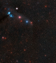 Panoramica del cielo intorno alla debole stella di neutroni  RX J1856.5-3754