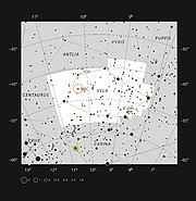 Kulová hvězdokupa NGC 3201 v souhvězdí Plachty (Vela)