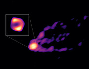Pohled jet a stín superhmotné černé díry v galaxii M87
