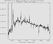 First spectrum of comet Hyakutake