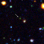 Distant galaxy EIS 107 (z=3.92)