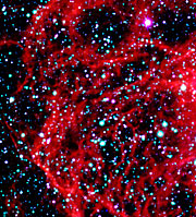 Detail of N70 in the Large Magellanic Cloud