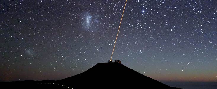 Paranal Observatory at night