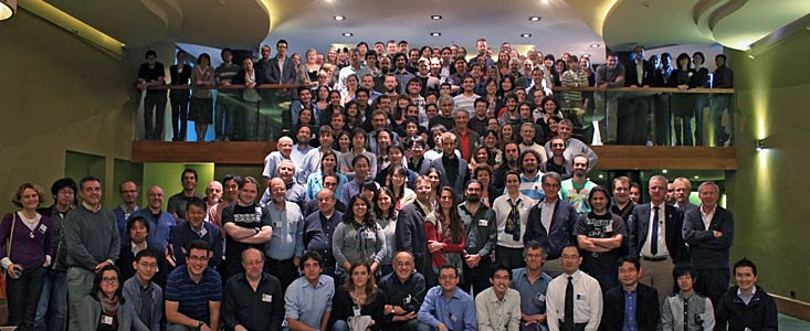 Participantes de la conferencia científica sobre el primer año de ALMA en Puerto Varas, Chile