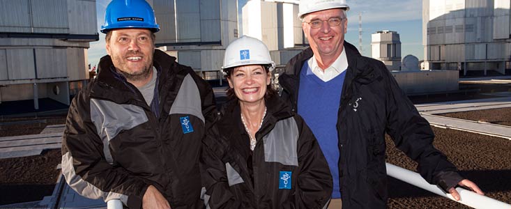 Chief scientific adviser to the European Commission, Anne Glover, visits ESO’s Paranal Observatory