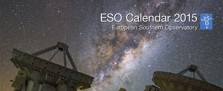Titelblatt des ESO-Kalenders 2015