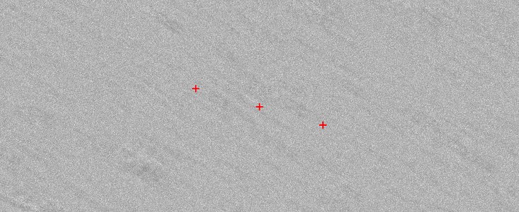 La regione di cielo in cui e' stato cercato l'asteroide 2006 QV89