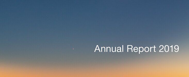 Capa do Relatório Anual do ESO de 2019