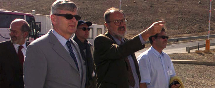 German Foreign Minister at Paranal