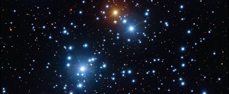 Uma fotografia do Enxame da Caixa de Joias com o VLT do ESO