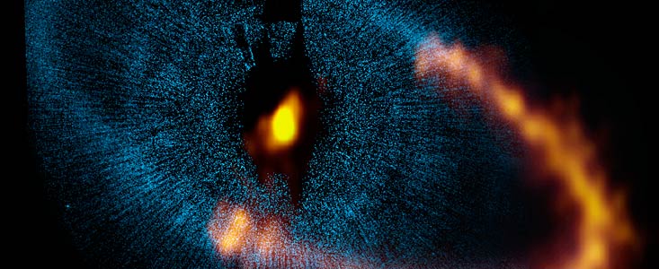 ALMA observa um anel em torno da estrela brilhante Fomalhaut