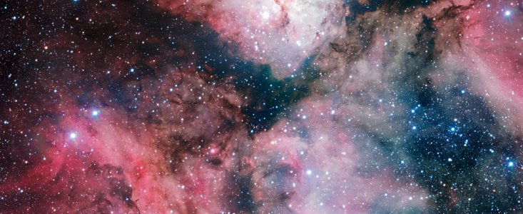 A Nebulosa Carina obtida pelo VST Survey Telescope