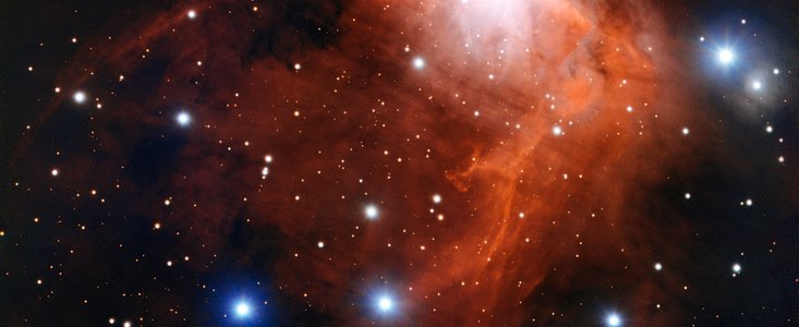 La nube de formación estelar RCW 34 