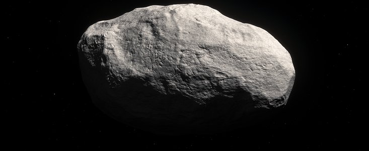 Impressão artística do cometa rochoso C/2014 S3 (PANSTARRS)
