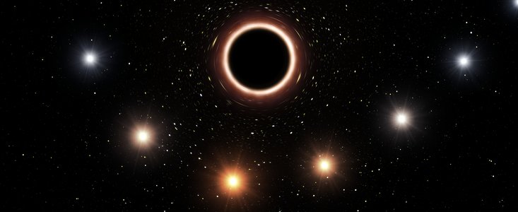 Illustration af S2 på vej forbi Mælkevejens supertunge sorte hul