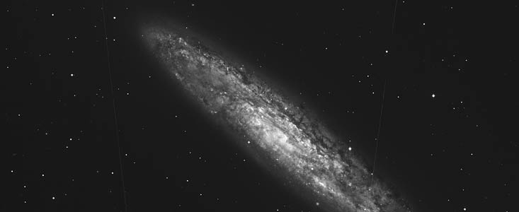 Spiral galaxy NGC 253