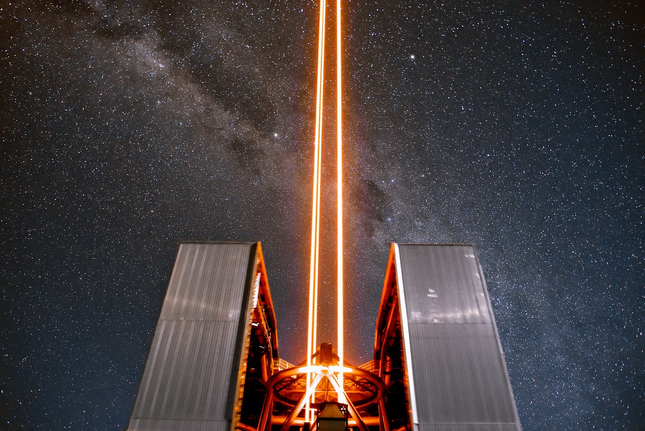 Laser to the stars ESO Belgien