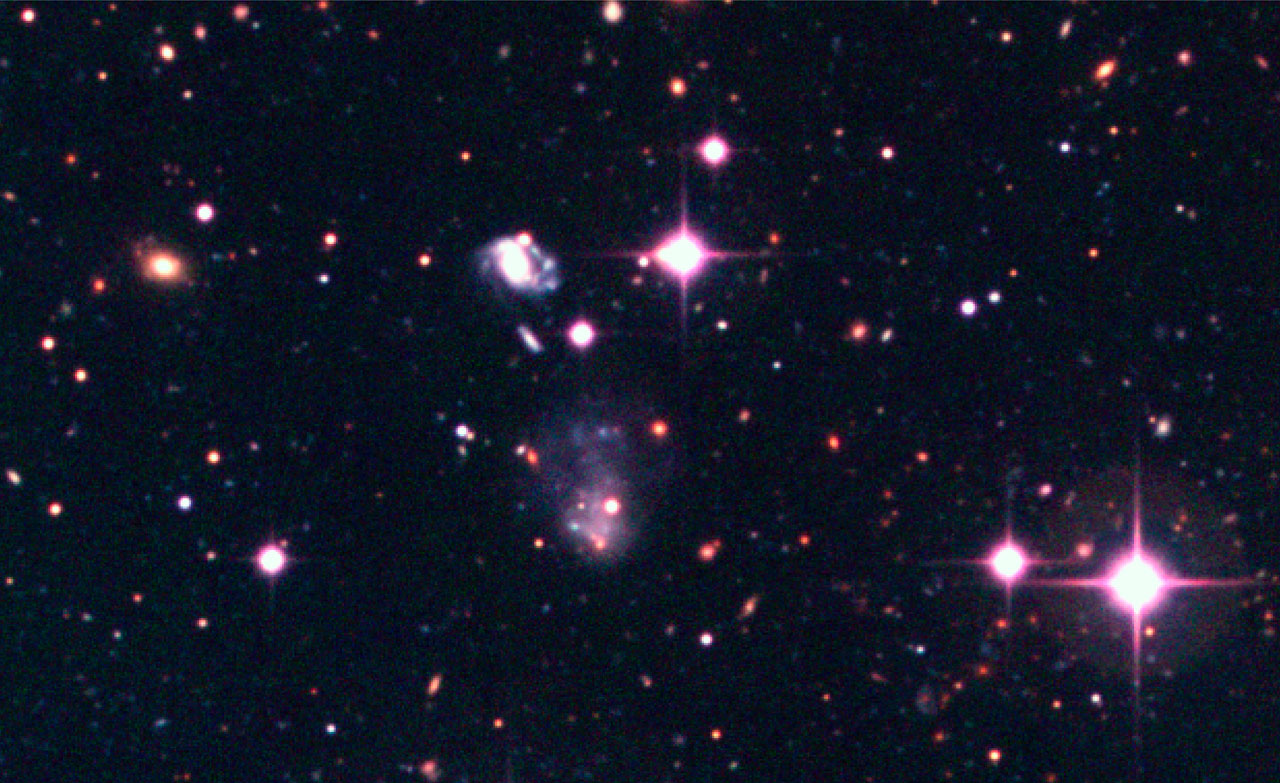 Celestial objects in the Capodimonte Deep Field | ESO