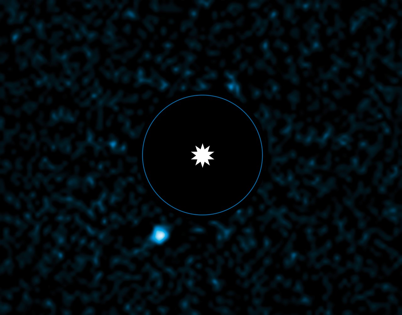 Imagem VLT do exoplaneta HD 95086b