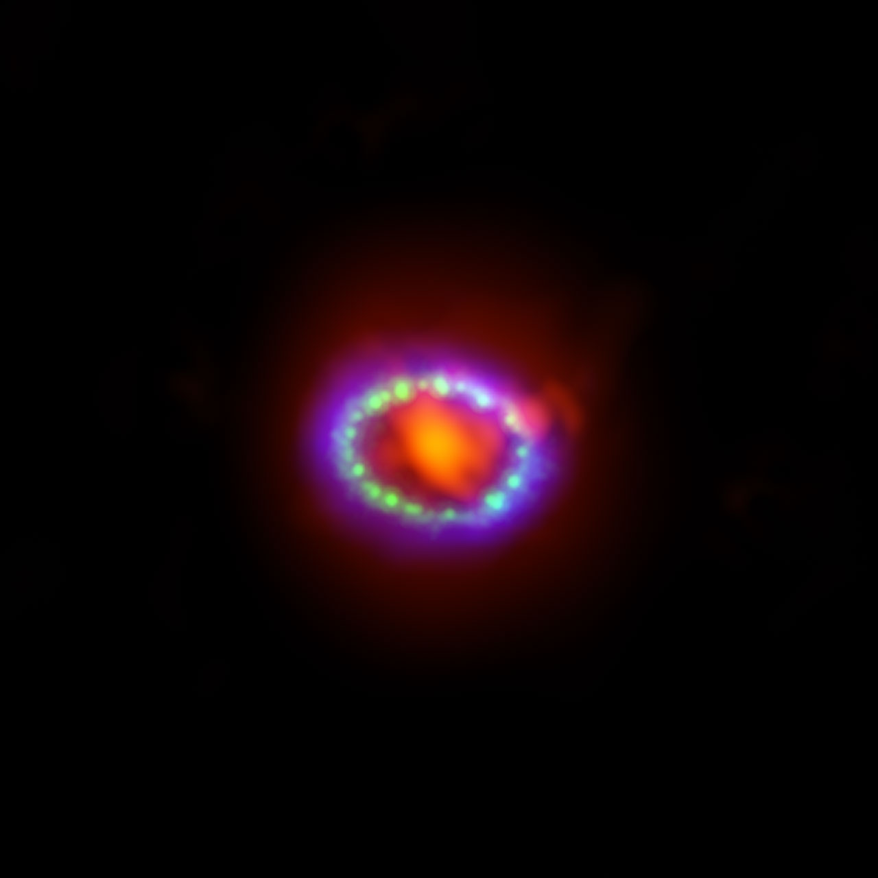 ALMA Spots Supernova Dust Factory