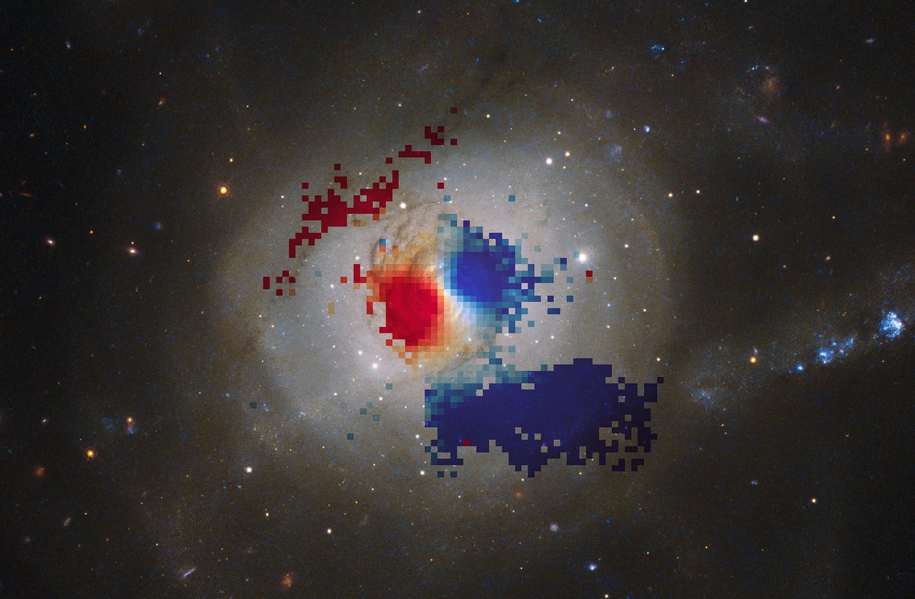 VLT map of gas within NGC 7252’s minispiral