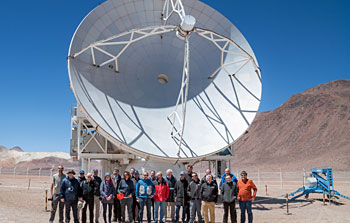 O APEX celebra dez anos de exploração do Universo frio