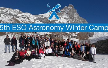 Quinta versión del campamento de invierno de astronomía para estudiantes secundarios de ESO