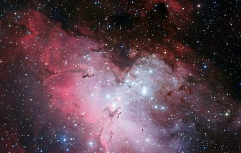 Mounted image 137: The Eagle Nebula and the Pillars of Creation
