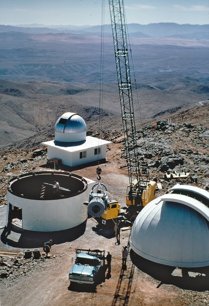 Building the ESO 1-metre telescope