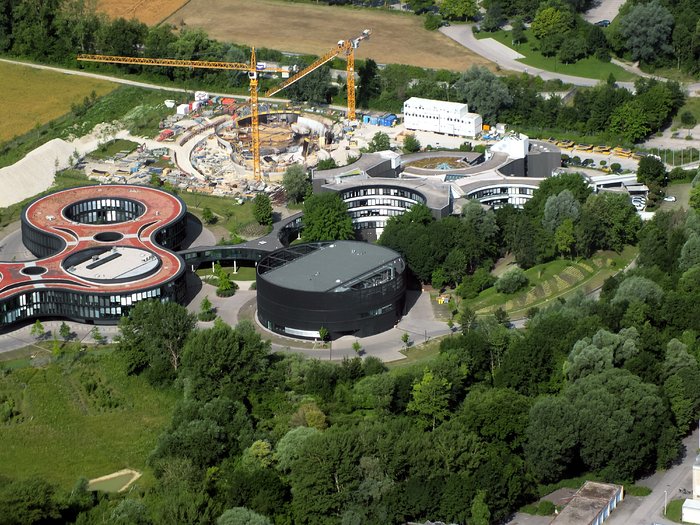 Aerial view of ESO Headquarters
