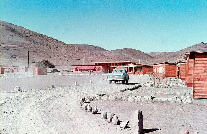 The Pelicano Camp, the entrance to the La Silla observatory.