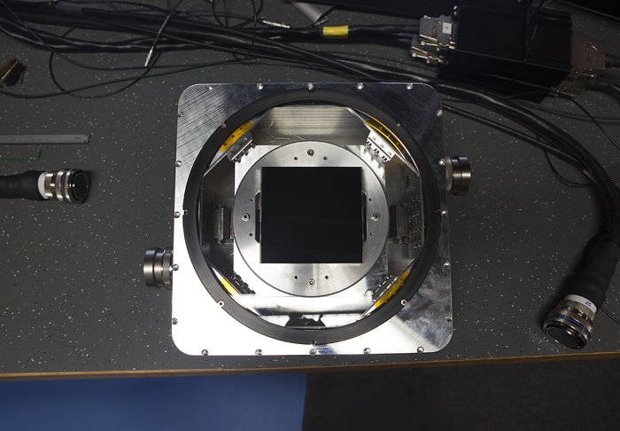 Um dos detectores CCD teste para o instrumento ESPRESSO