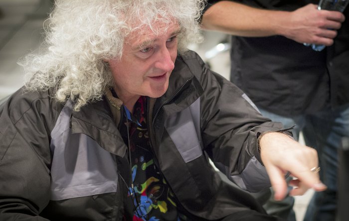 El astrofísico y estrella de rock Brian May visita Paranal