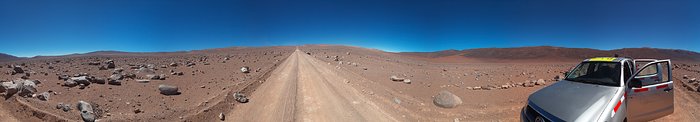 Panorama of the road to Amazones