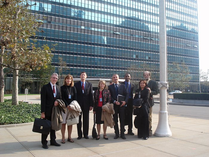 IAU delegation at the UN