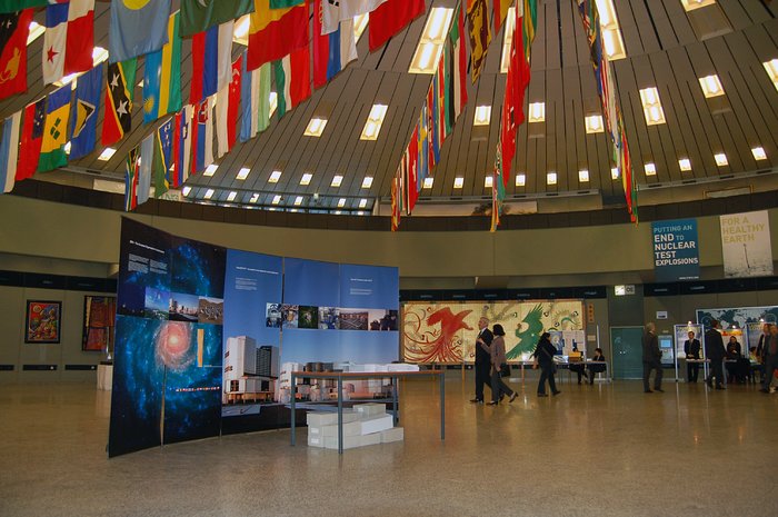 ESO information stand at UN offices, Vienna