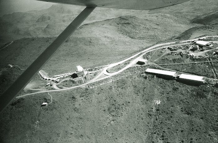 Aerial view of La Silla