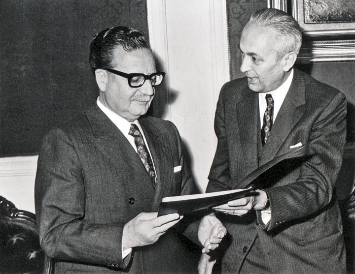 President Allende and the ESO Council President