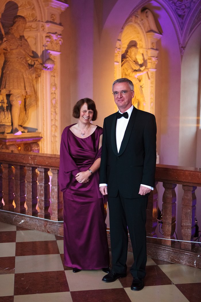 Ewine van Dishoeck and Tim de Zeeuw at the ESO 50th anniversary gala event