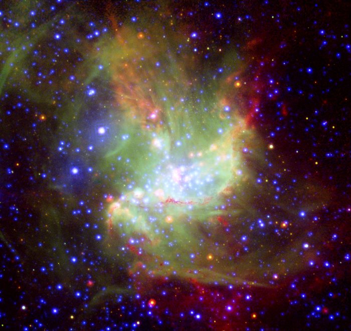 NGC 346 - et område med stjernedannelse