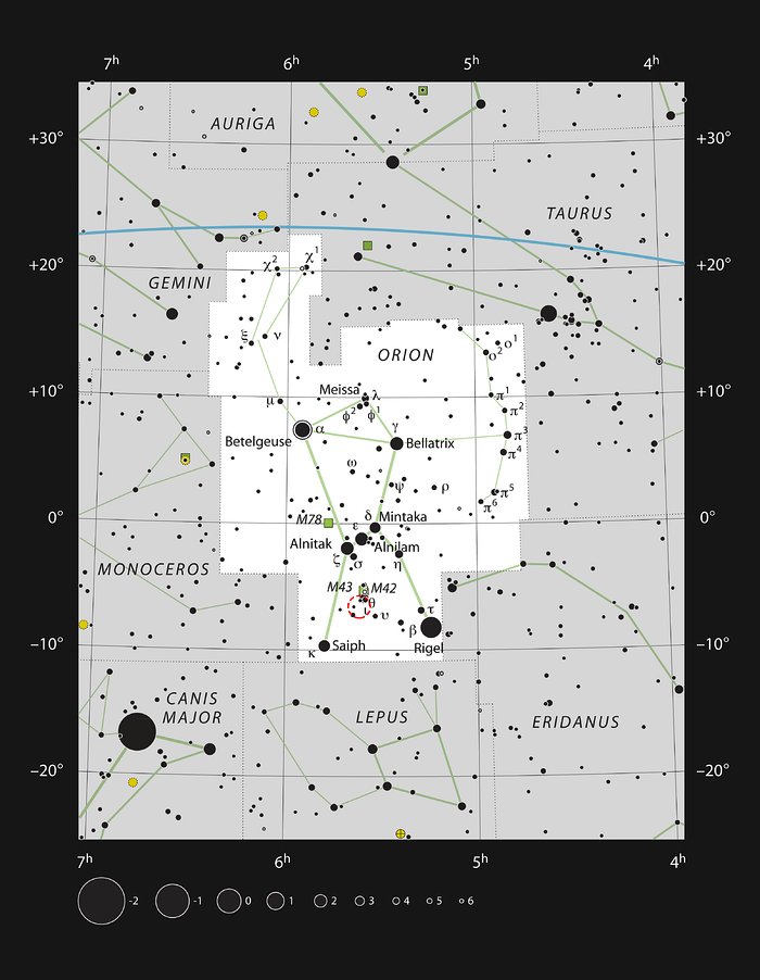 Reflektionsnebulosan NGC 1999 i Orion