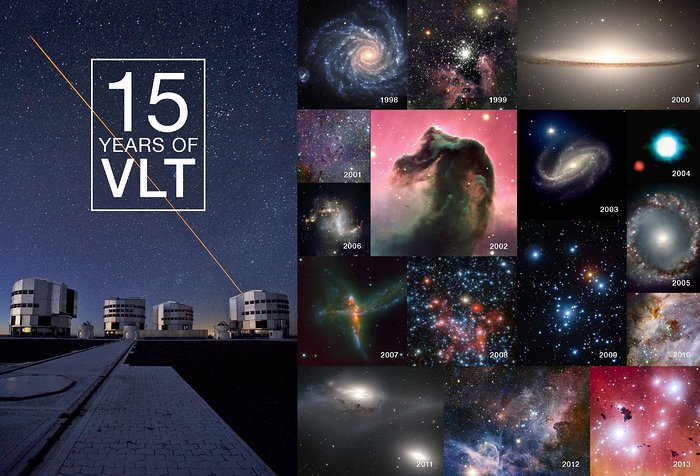 Viisitoista vuotta VLT-teleskooppia