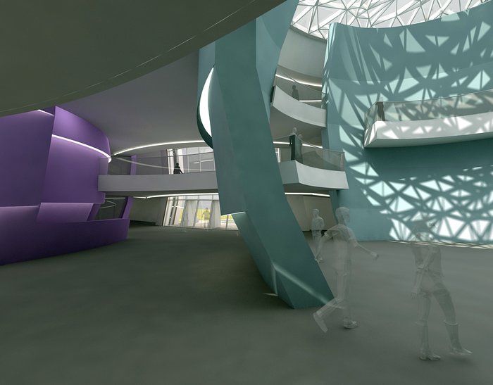 O novo planetário e centro de exposições na Sede do ESO