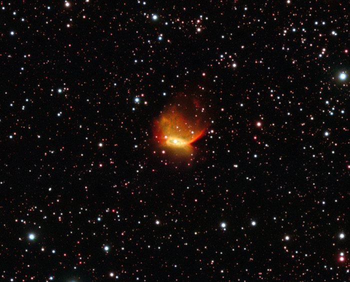 Den planetariska nebulosan Henize 2-428 enligt Very Large Telescope
