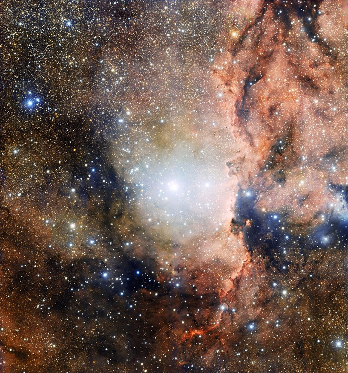 Stjärnhopen NGC 6193 och nebulosan NGC 6188
